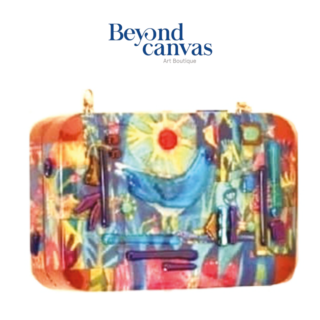 3 Beyond Canvas Art Boutique-Wearable Art designer purse