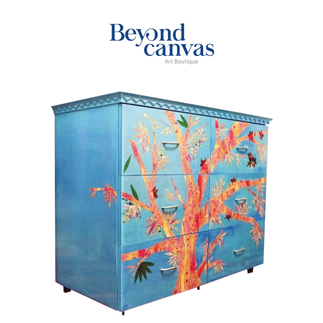 work art Beyond Canvas Art Boutique-Furniture Makeover book rack